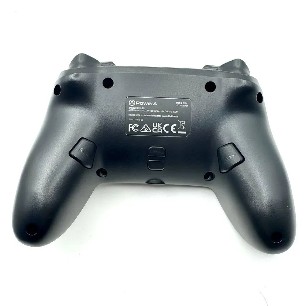 Nintendo Switch Light Enhanced Wired Controller Black-Glow Video Games